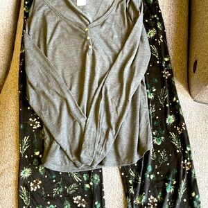 Stars Above 2-piece Pajamas Set Snowy Pines